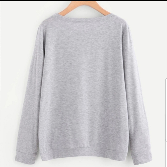 1 LEFT-Thankful Grateful Blessed Long Sleeve Tee - Picture 3 of 4